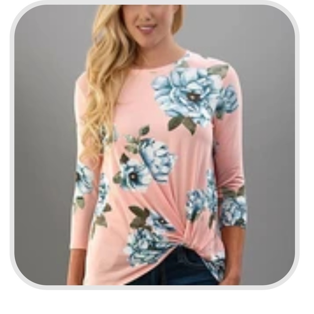 FLORAL twist top